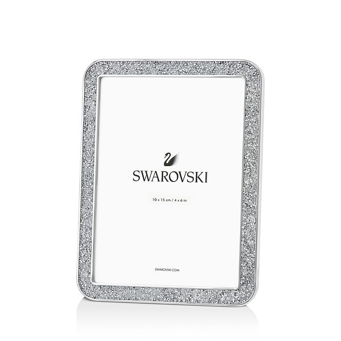 

Маленькая фоторамка Swarovski Minera, серебристый тон, серебряный