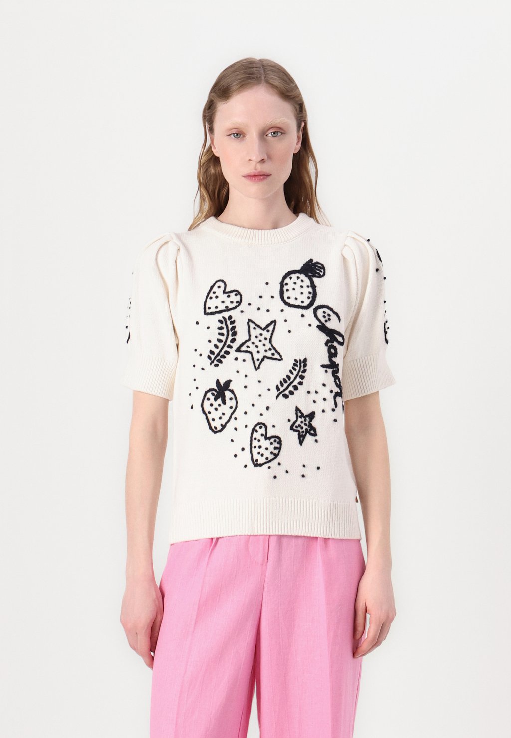 

Джемпер EDO SHORT SLEEVE Fabienne Chapot, молочный