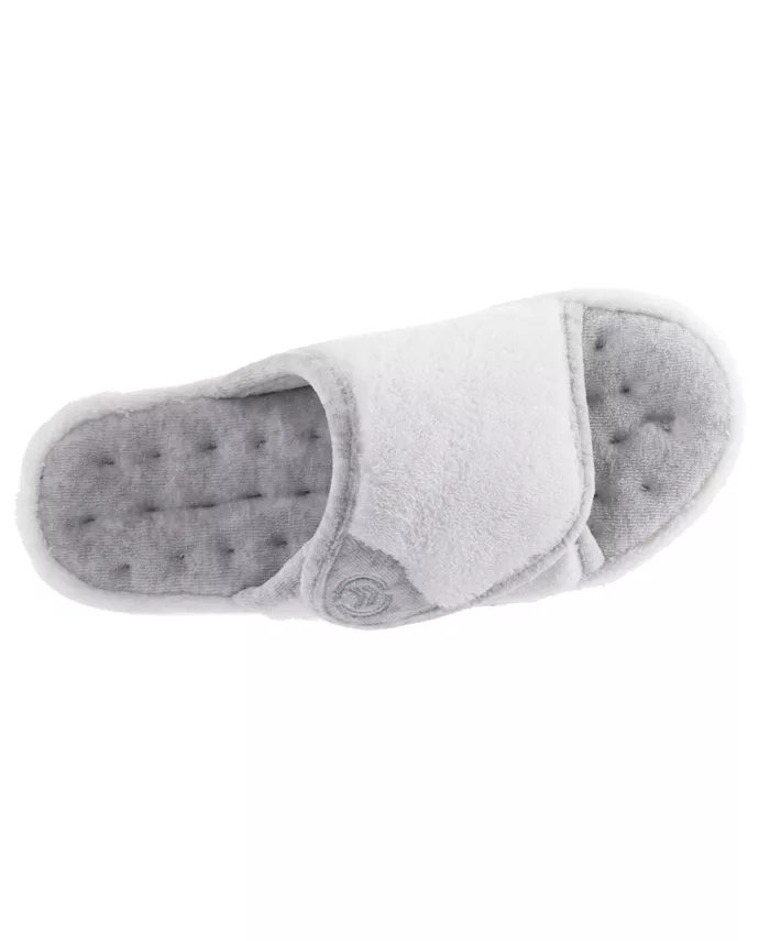 Isotoner Женские тапочки-слипоны Microterry Pillowstep, только онлайн Isotoner Signature, розовый — фото 4