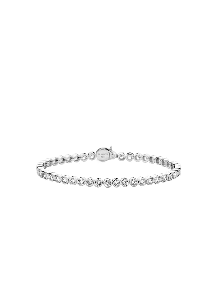 

Ti Sento Milano Сверкающий минималистичный браслет из серебра