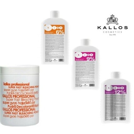 

Kjmn Kallos Super Fast Blue отбеливающий порошок с кремом-проявителем, Kallos Kjmn