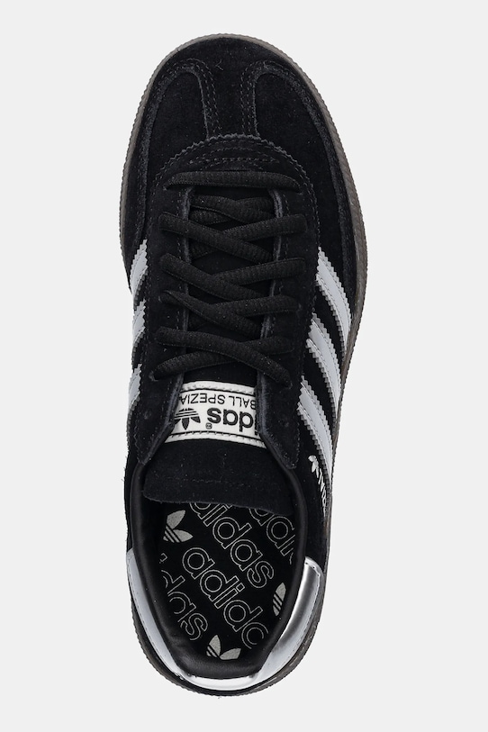 Замшевые кроссовки Handball Spezial Adidas Originals, черный — фото 4