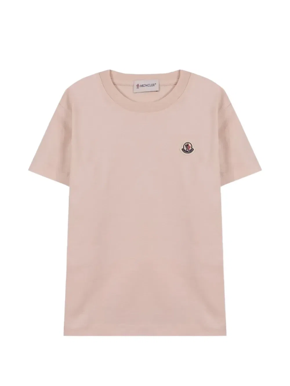Комплект из трех футболок с логотипом Moncler Enfant, розовый — фото 4