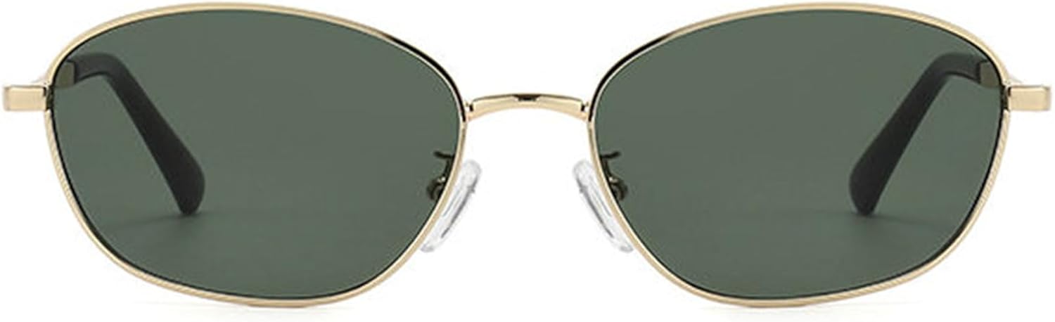 

Солнцезащитные очки Helena Fashion Oval для женщин, в стиле 90-х, дизайнерские, с металлической оправой, классические винтажные круглые, с защитой от УФ-излучения UV400, C4