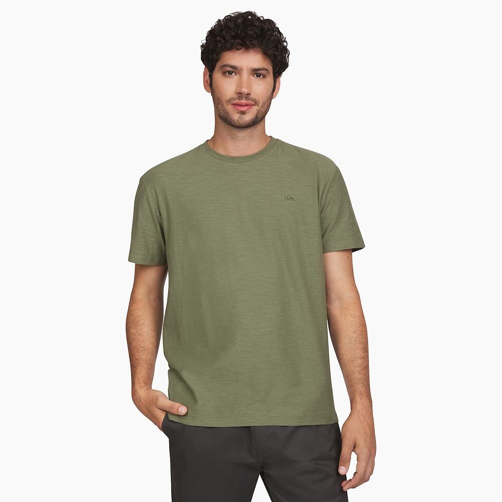 

Мужская футболка с коротким рукавом Quiksilver Slub, цвет Four Leaf Clover