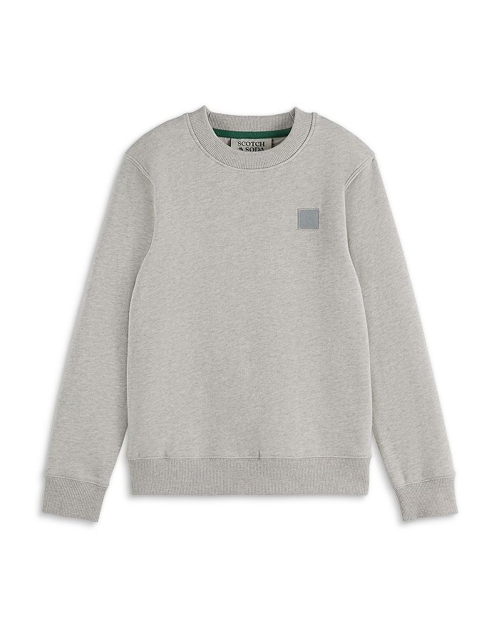 

Мальчиковый худи с логотипом Regular Fit - для малышей и детей постарше Scotch & Soda, серый