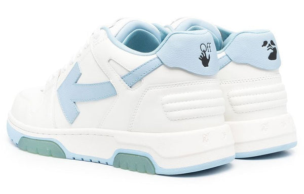 Кроссовки out of office leather sneakers 'white blue' Off-White, белый — фото 4