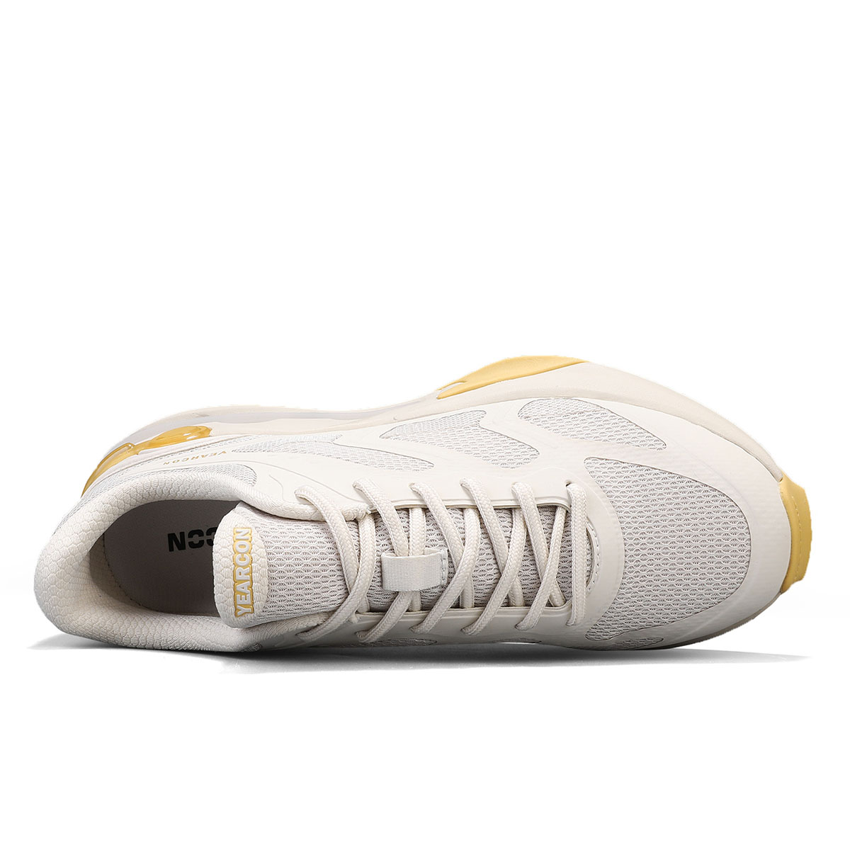 YEARCON Мужские повседневные туфли низкие желто-бежевые, цвет Beige Yellow — фото 4