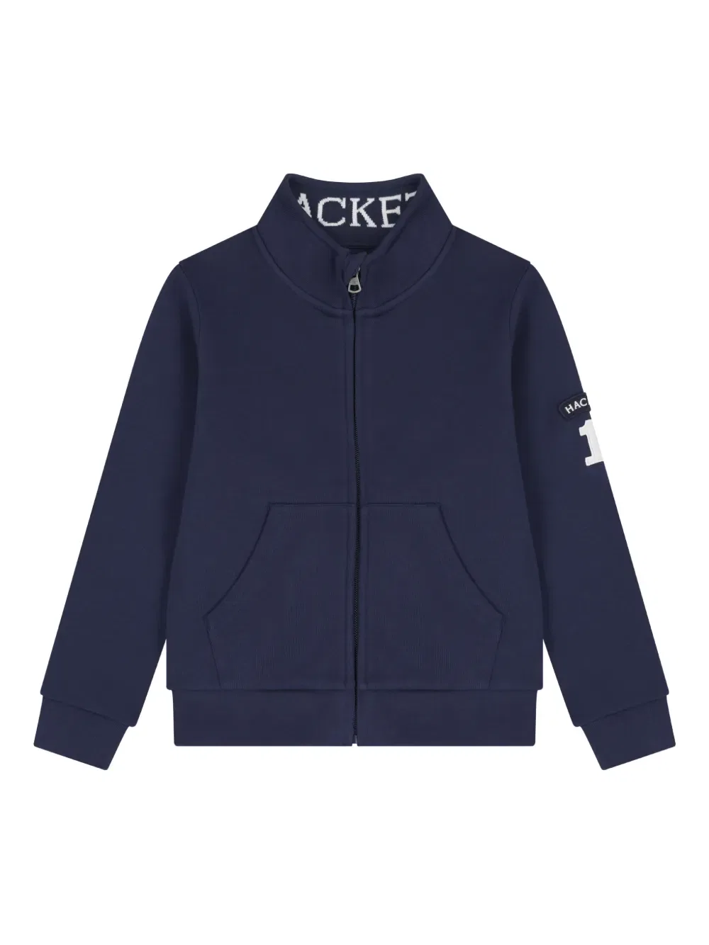 Толстовка на молнии с логотипом Hackett Kids, синий