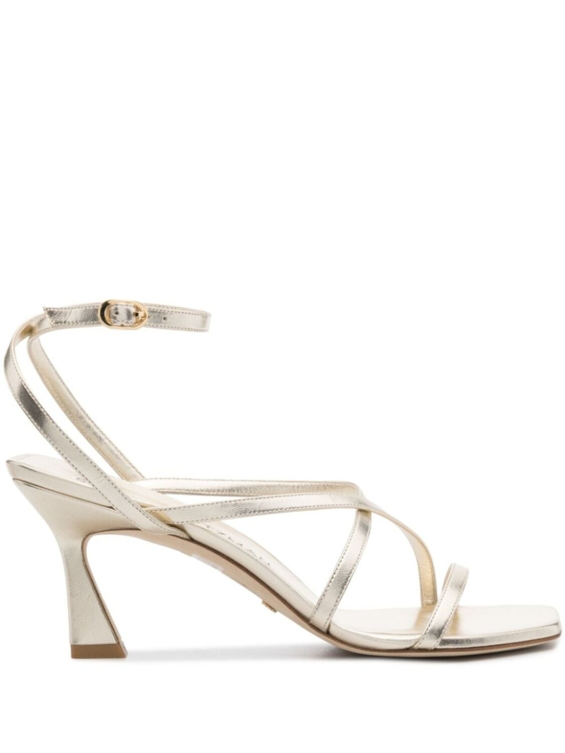

Босоножки Oasis 90 Stuart Weitzman, золотистый