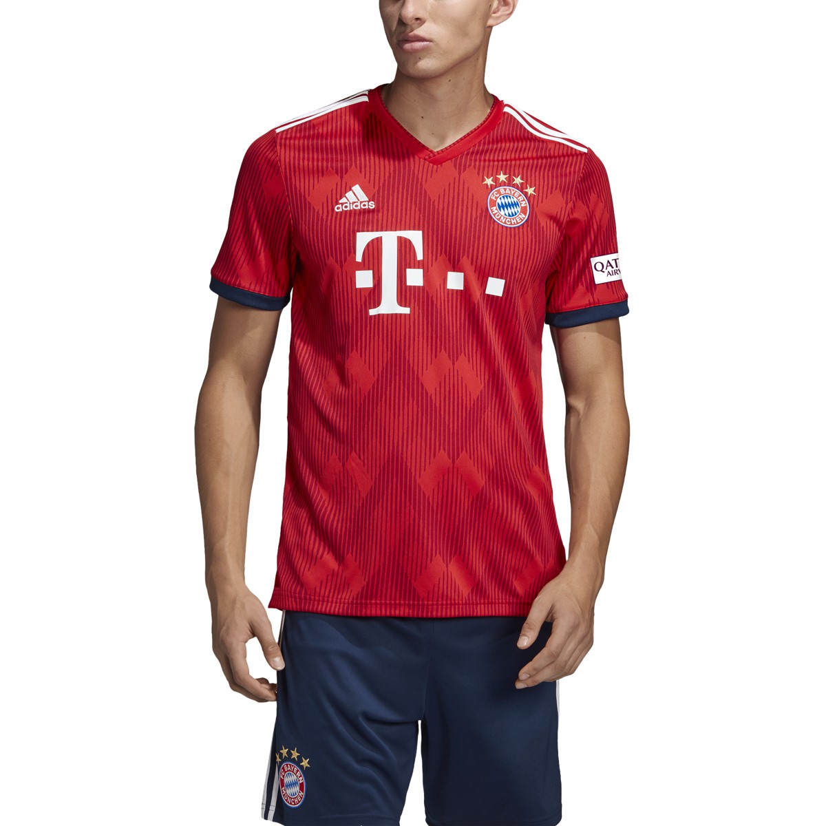 Футболка fc bayern munich домашняя Adidas, красный — фото 3