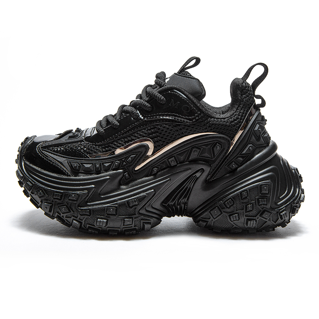 

MQ Амортизирующие нескользящие массивные кроссовки унисекс Warrior Black, цвет Warrior Black