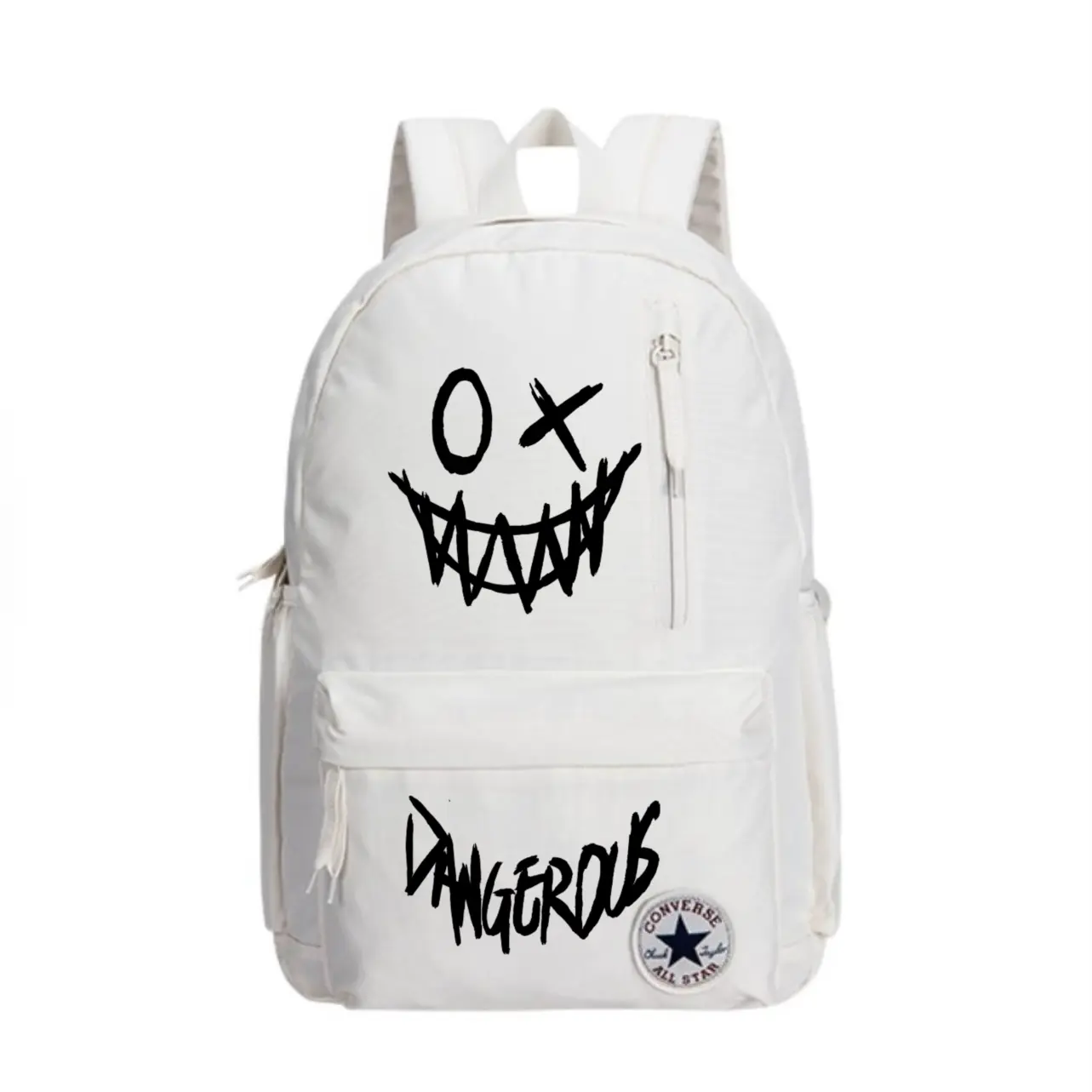 

Converse Полиэстеровый рюкзак средний унисекс белый, Ghost Face