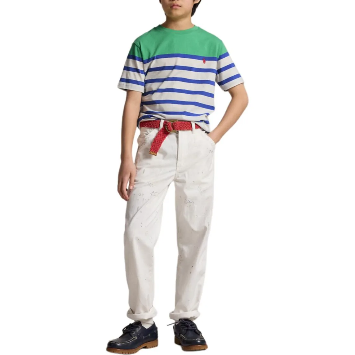 Футболка детская Polo Ralph Lauren, зеленый — фото 4