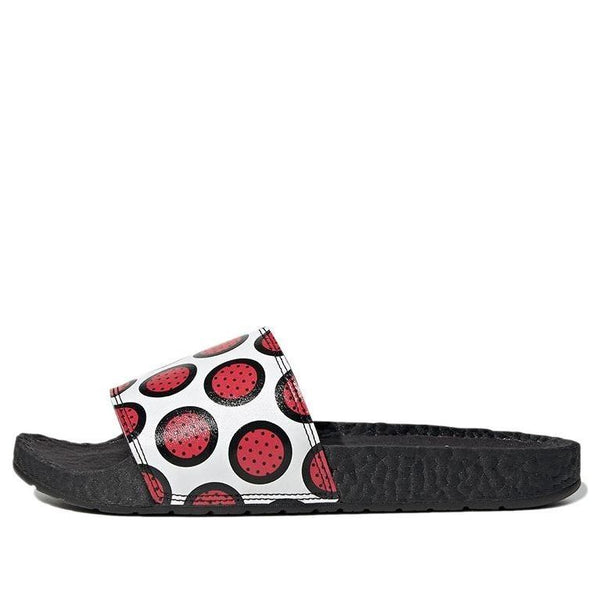 

Тапочки adilette boost slide 'pop art' Adidas, белый