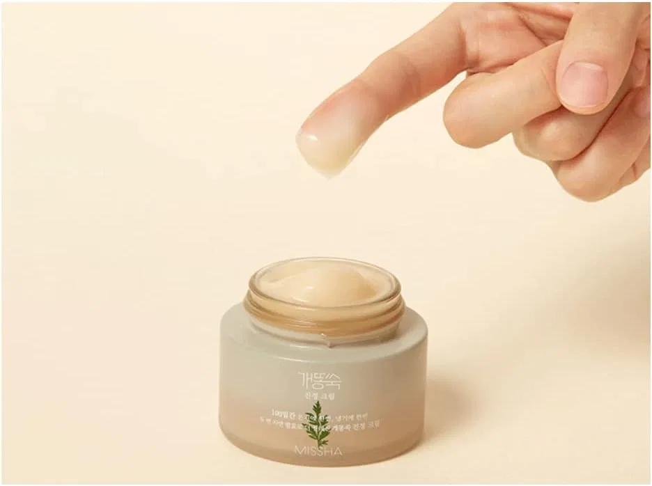 Крем для лица Missha — Дневной Time Revolution Artemisia Calming Moisture Cream, 50 мл — фото 2