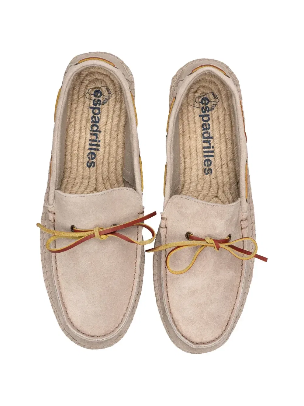 Эспадрильи Varo на шнуровке с плетеной подошвой и межподошвой Espadrilles, бежевый — фото 3