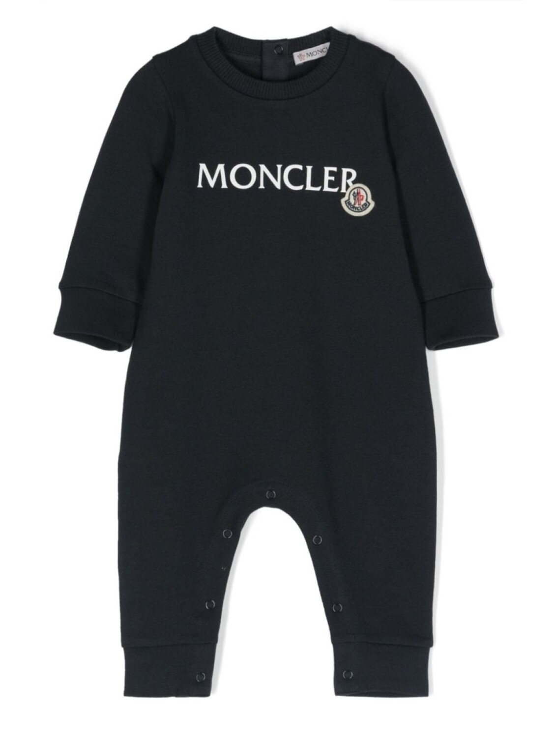 

Moncler Enfant ромпер с логотипом, синий