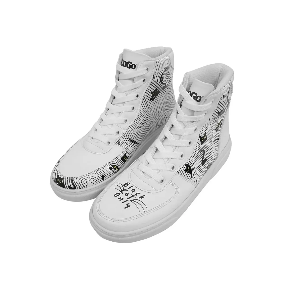 

Ботильоны DOGO "Женские ботинки Ace Boots Black Cats Only Vegan Женские ботинки / женские", Vegan, белый