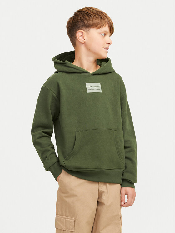 

Толстовка свободного кроя Jack&Jones Junior, зеленый