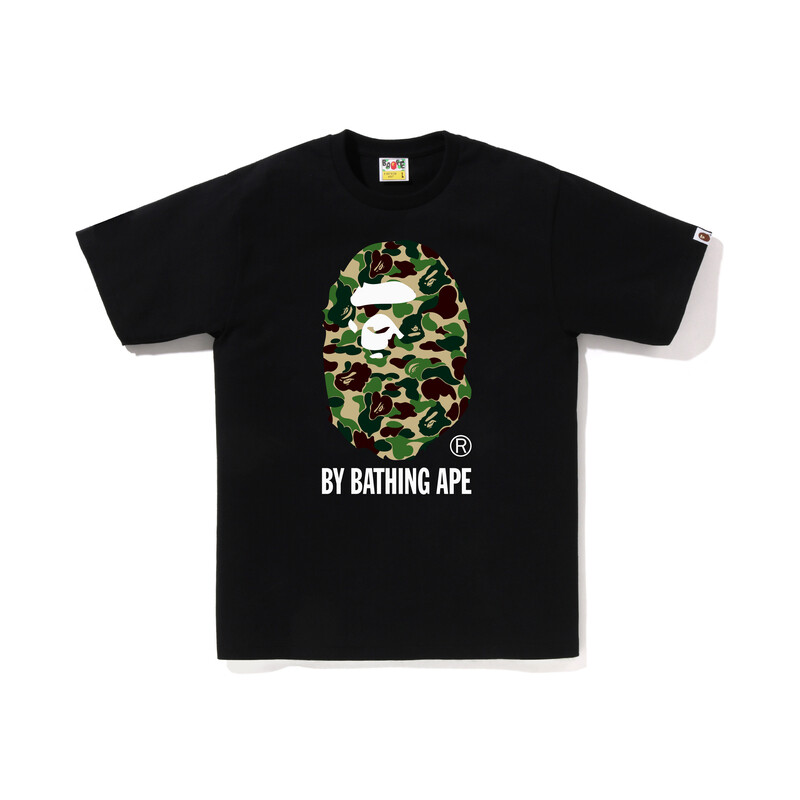 

A BATHING APE BAPE Футболка ABC Camo By Bathing Ape (SS23), Черный/Зеленый