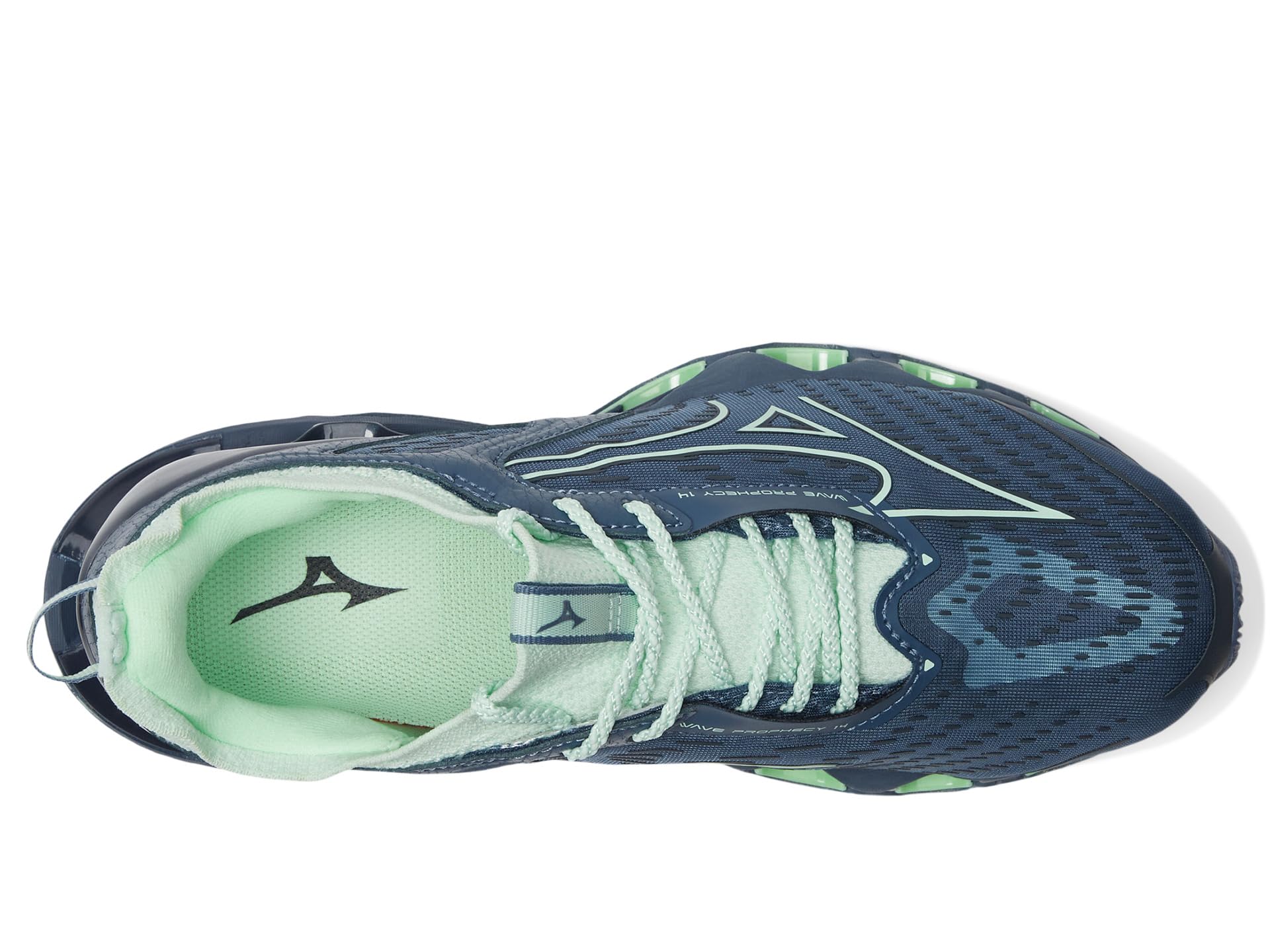 Кроссовки Mizuno Wave Prophecy 14, цвет Vintage Indigo/Bay — фото 2