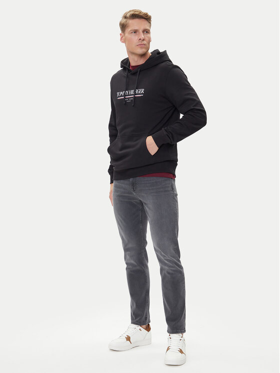 Свитшот regular fit Brand Love MW0MW40534 Tommy Hilfiger, чёрный — фото 2