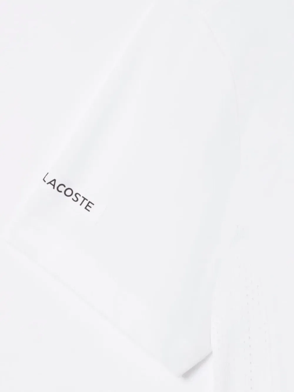 Футболка с круглым вырезом и логотипом Lacoste, белый — фото 4
