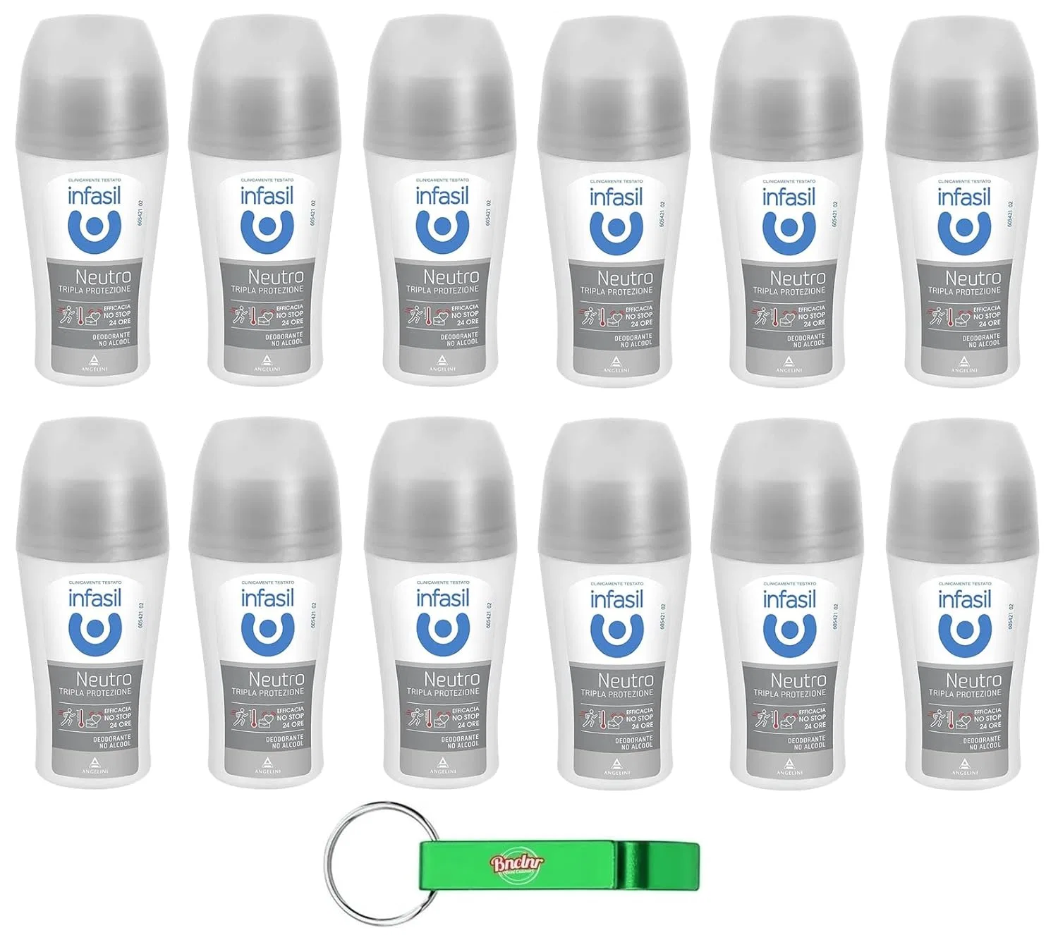 Шариковый дезодорант Infasil Neutral Triple Protection, 50 мл (12 шт.) Beni Culinari