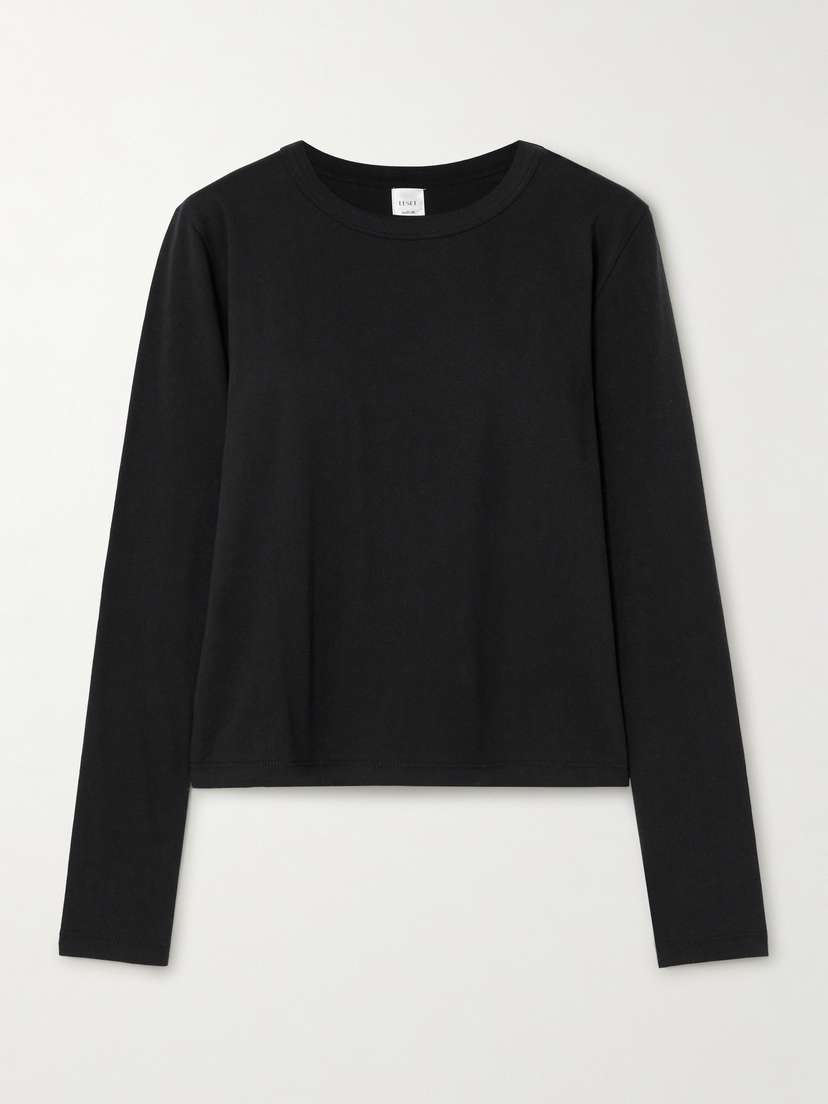 

Футболка Марго из хлопкового джерси Leset, черный