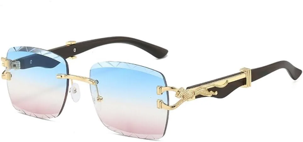 

Солнцезащитные очки MUTYNE Fashion Rectangle для женщин и мужчин, роскошные линзы с градиентным рисунком, золотая оправа, защита от ультрафиолета UV400, C5