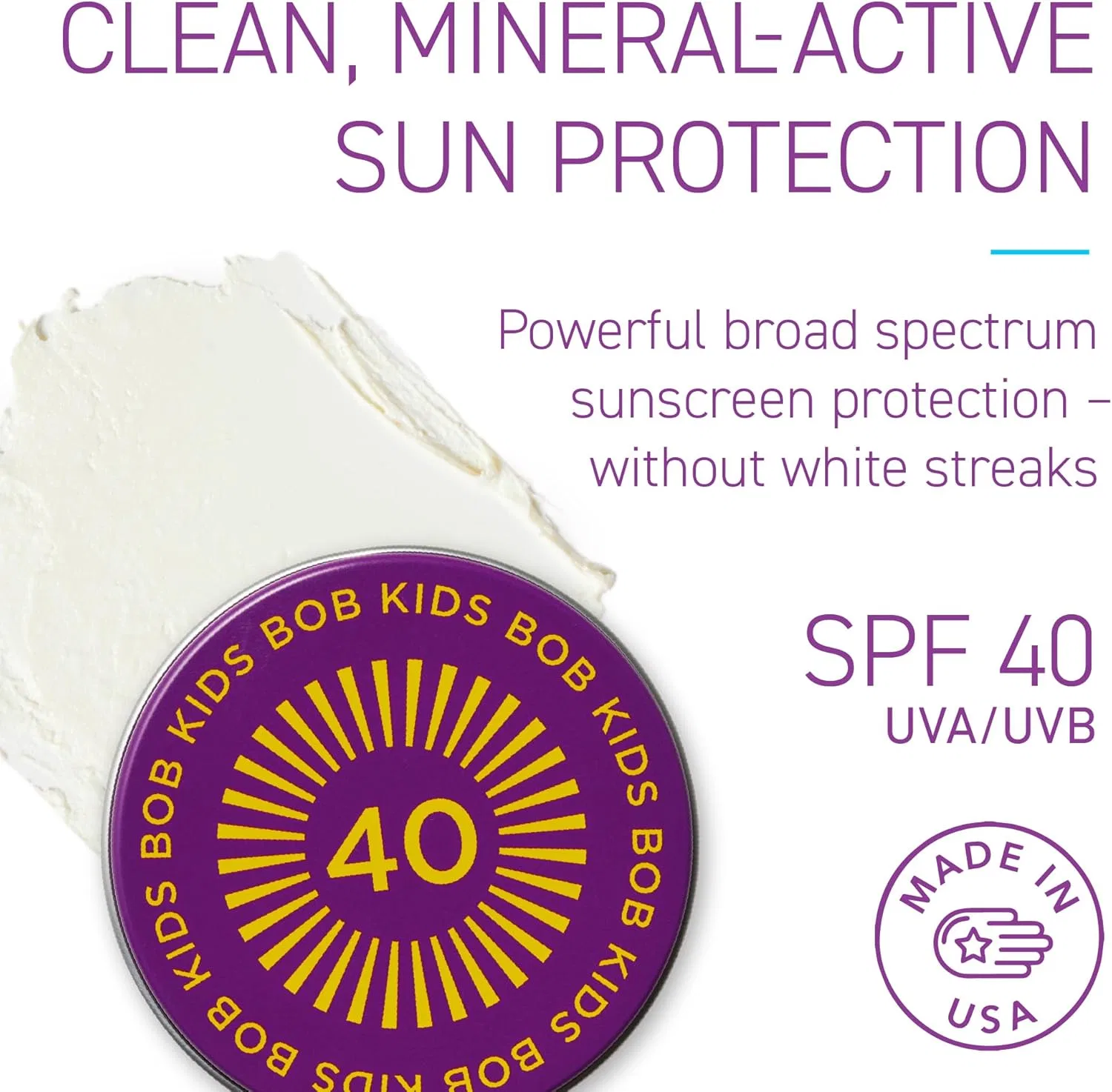 Солнцезащитный набор для детей SPF 30 пудра и SPF 40 бальзам Brush On Block прозрачный — фото 3