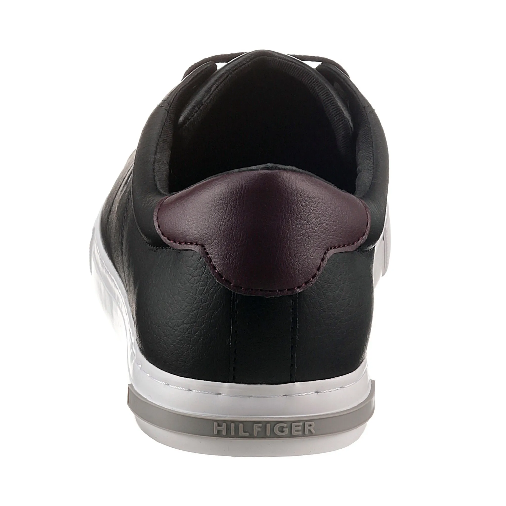 Кроссовки Tommy Hilfiger "ESSENTIAL LEATHER DETAIL VUL", черный — фото 2