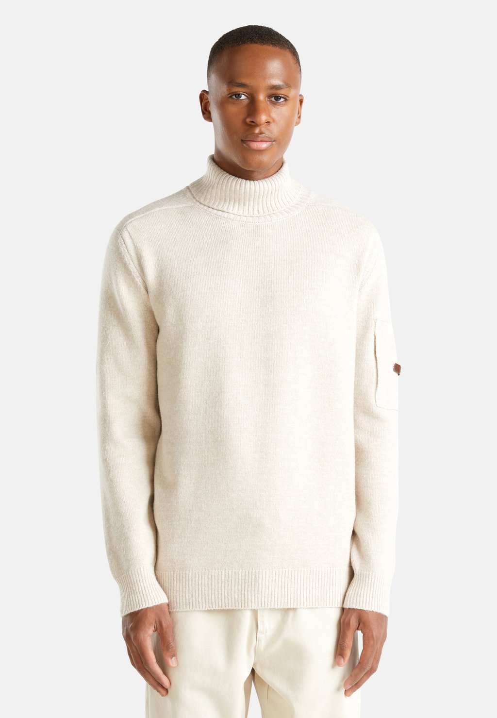

Джемпер TURTLE NECK United Colors of Benetton, бежевый