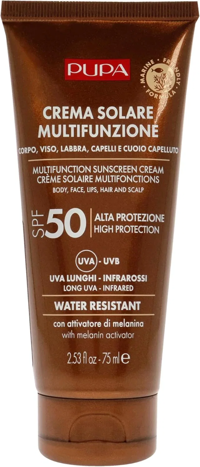 Многофункциональный солнцезащитный крем SPF 50 Pupa Milano с клюквой 75 мл