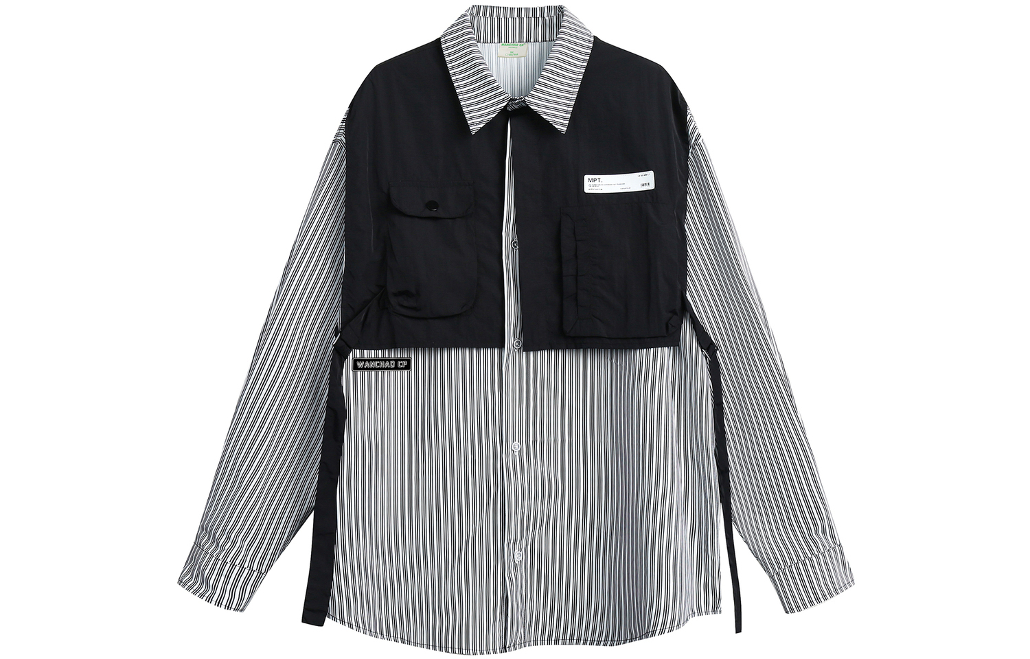 

Рубашки унисекс, рабочая одежда средней сложности Wanchao Cp, черный (long-sleeved)