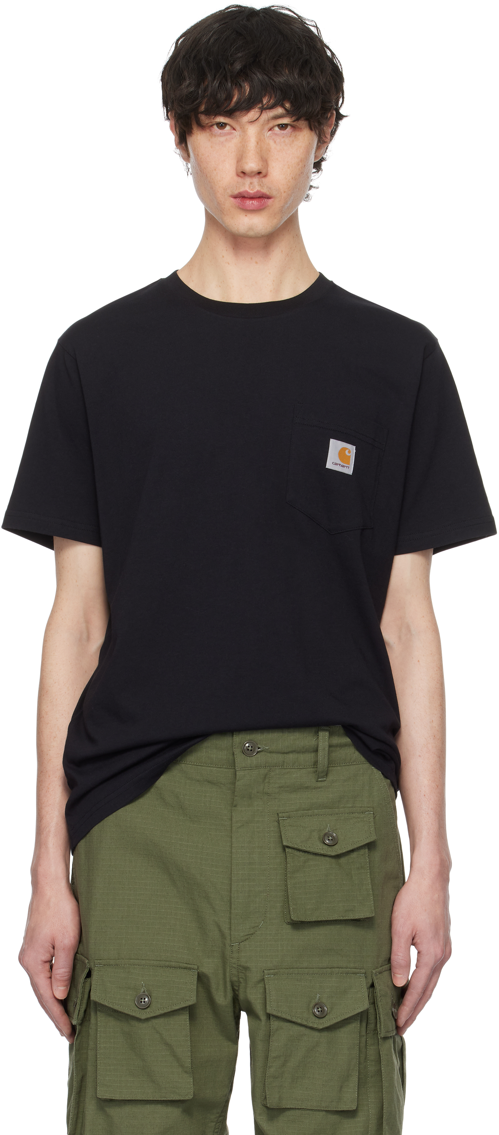 

Футболка с карманом Carhartt Work In Progress, черный