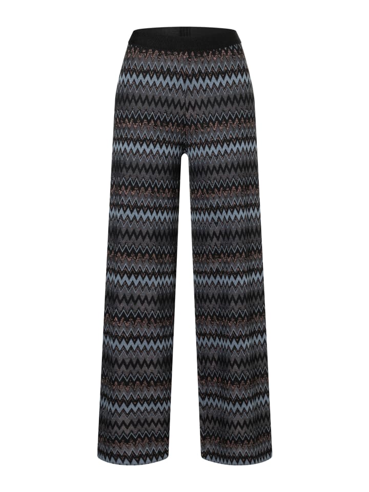 

More & More Элегантные блестящие брюки-натяжители с зигзагообразным узором из люрекса