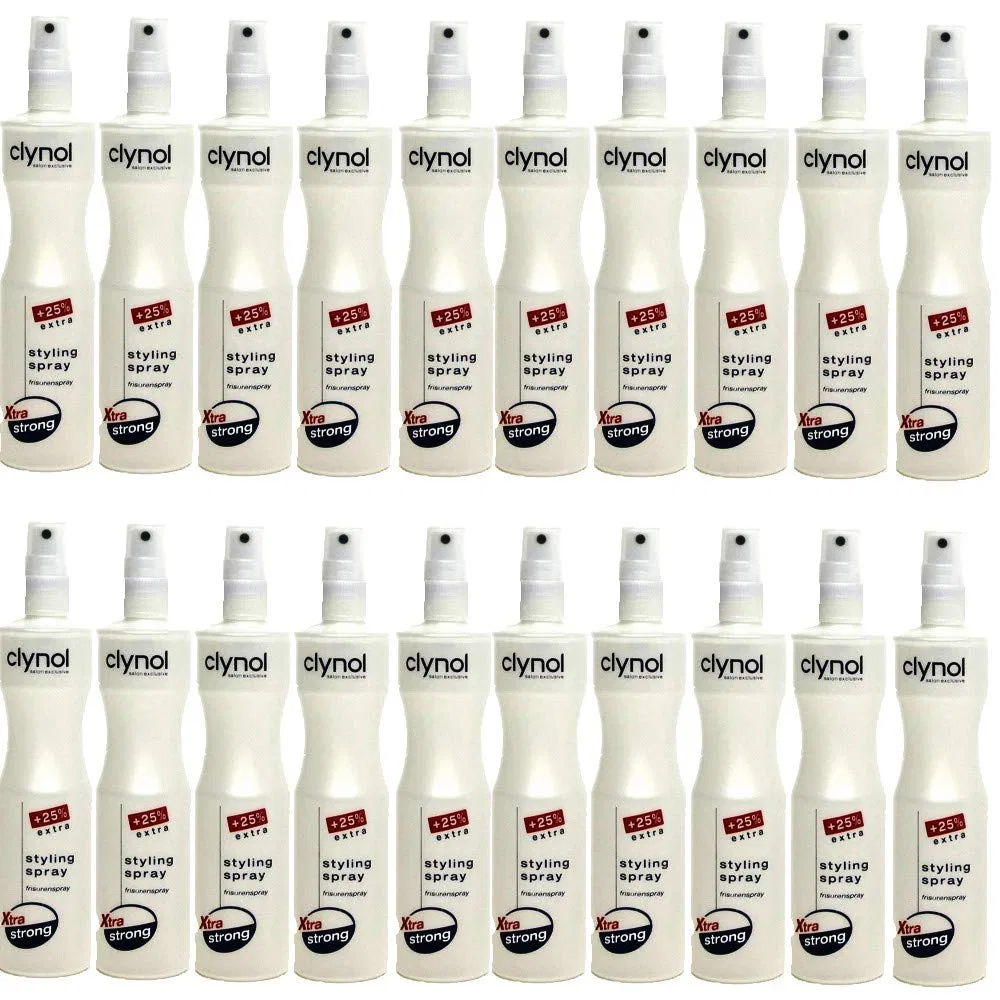 Спрей для укладки волос «Xtra Strong» от Clynol, 20 штук Clynol