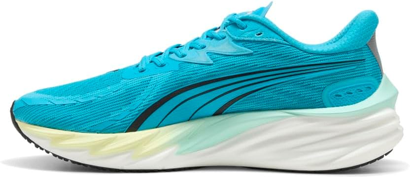 Мужские беговые кроссовки Puma Velocity Nitro, синий/золотой — фото 3