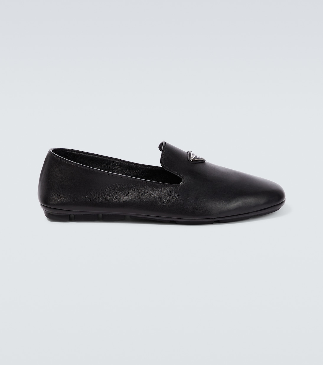 

Кожаные лоферы Prada, черный