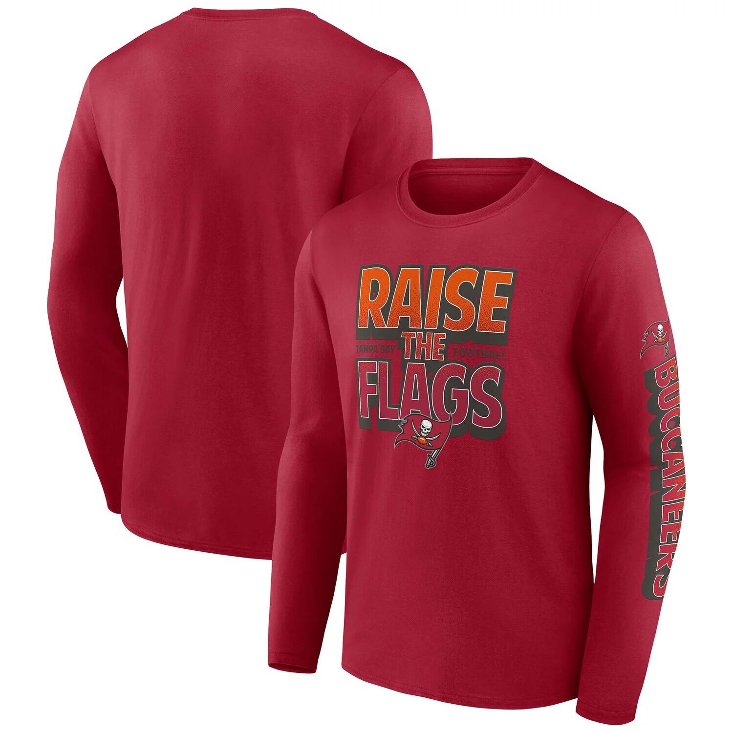 

Мужская красная футболка с длинным рукавом с логотипом Tampa Bay Buccaneers Hometown Collection Fanatics, Красный, Мужская красная футболка с длинным рукавом с логотипом Tampa Bay Buccaneers Hometown Collection Fanatics