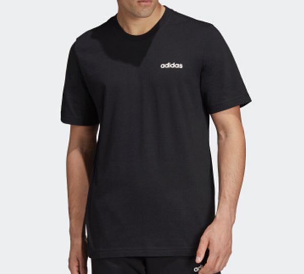 Футболка e pln tee минималистичный короткий рукав Adidas, черный — фото 3