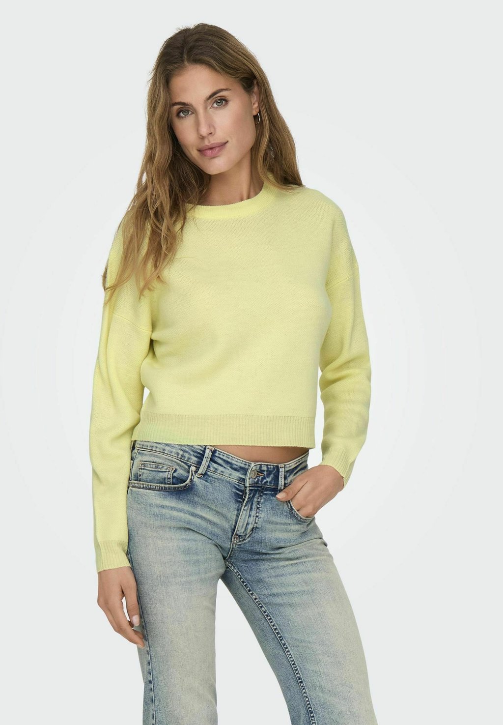 

Свитер ONLBETTY LS JQ MIX EX KNT ONLY, желтый