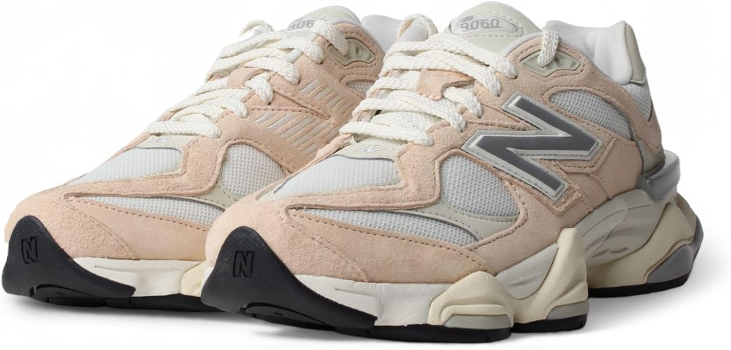 Кроссовки New Balance 600 Tom Knox - Black Raincloud, Vintage Rose/Sea Salt/Silver Metallic — фото 4