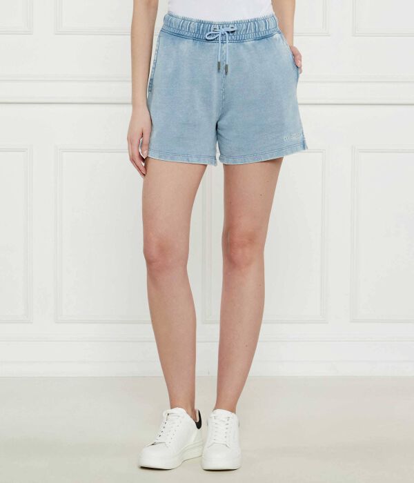 

Шорты женские Guess Jeans джинсовые на кулиске, голубой