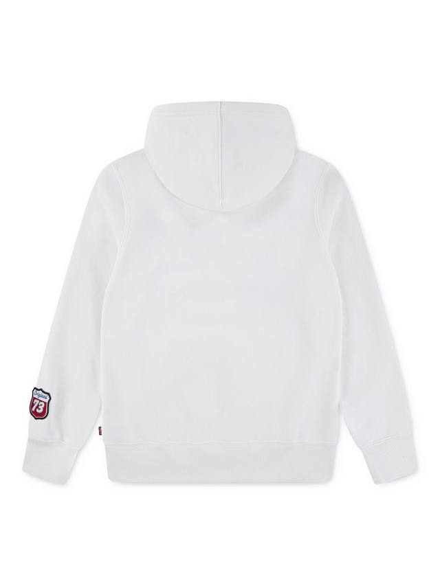 Детская толстовка The Highway из хлопковой смеси Levi's, Blanc De Blanc — фото 2