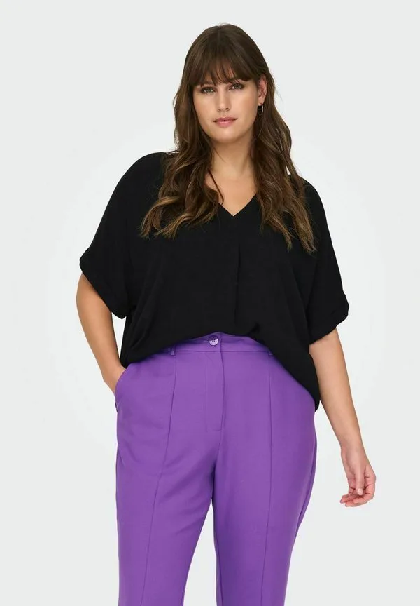 

Футболка carmio may с v-образным вырезом, однотонная, базовая. Only Carmakoma, Black, Черный, Футболка carmio may с v-образным вырезом, однотонная, базовая. Only Carmakoma, Black