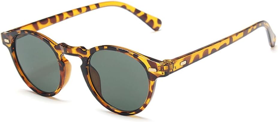 

Солнцезащитные очки UV400 для мужчин и женщин | Маленькие круглые линзы конфетного цвета | Для вождения и занятий спортом на открытом воздухе generic, Leopard Darkgreen