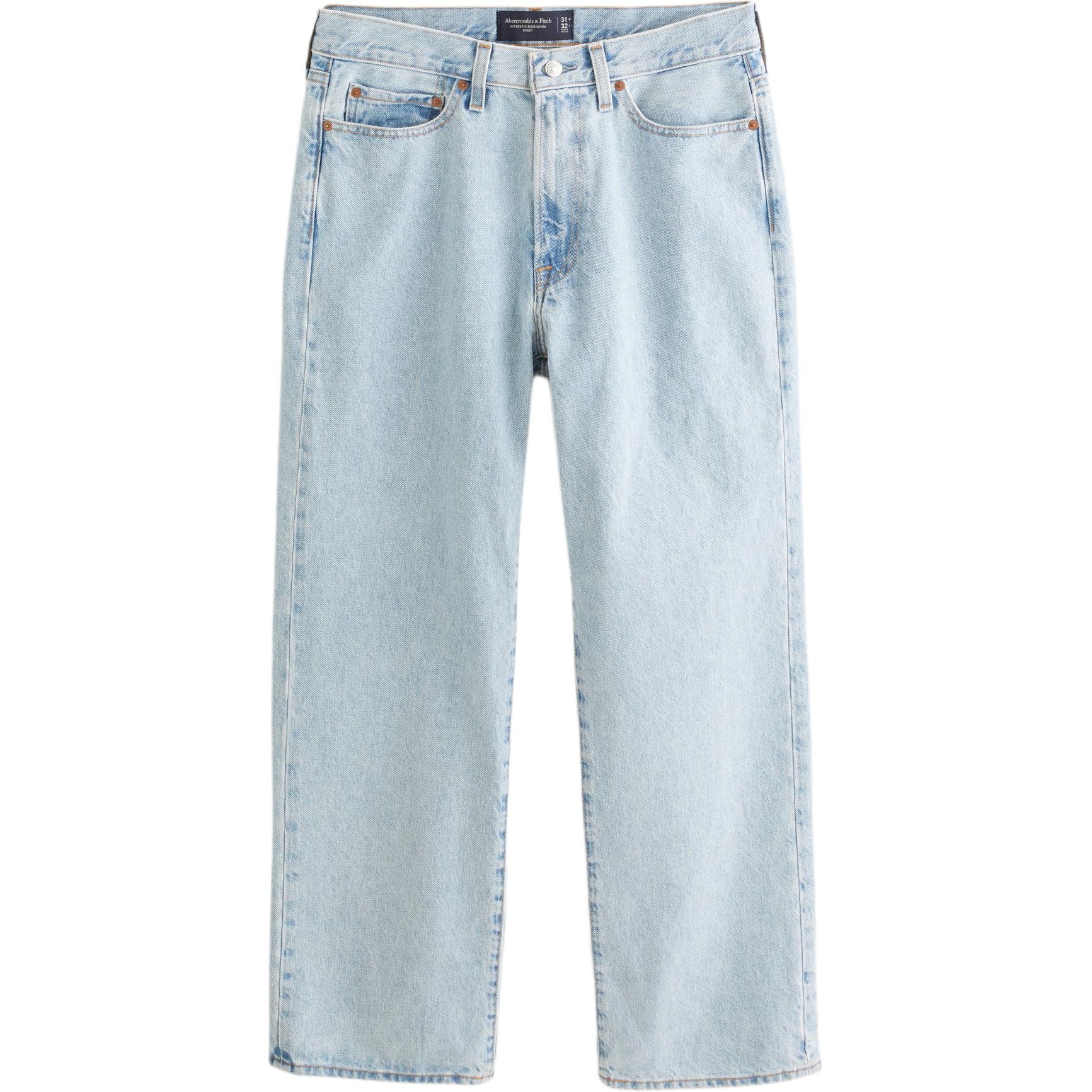 

Джинсы мужские светлая стирка Abercrombie＆Fitch, Light Washed